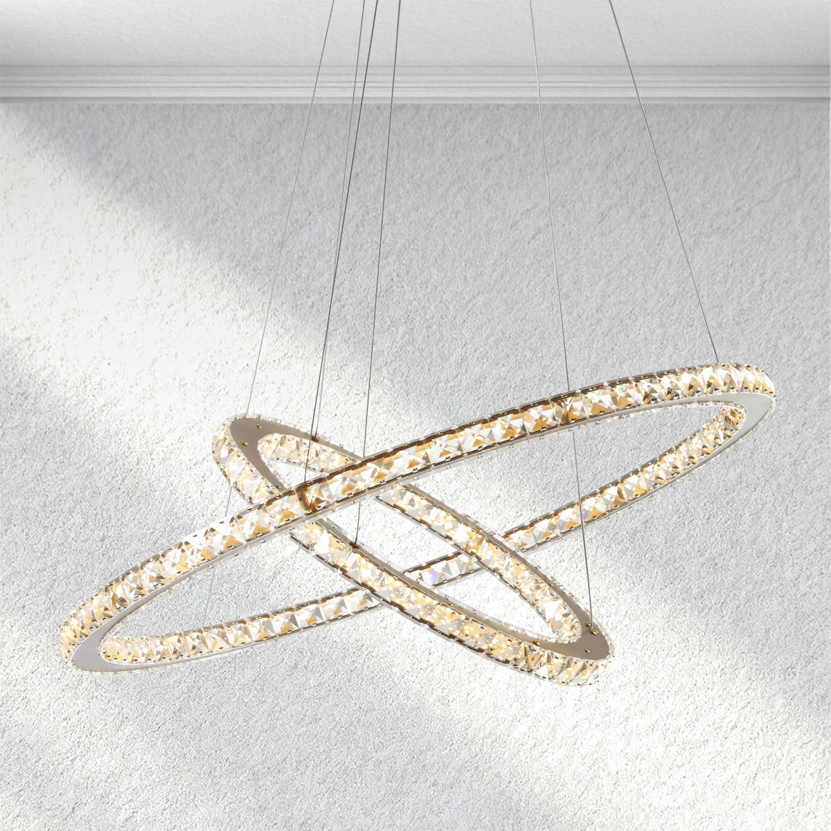 furnviro Lumevia 2-Round Chandelier