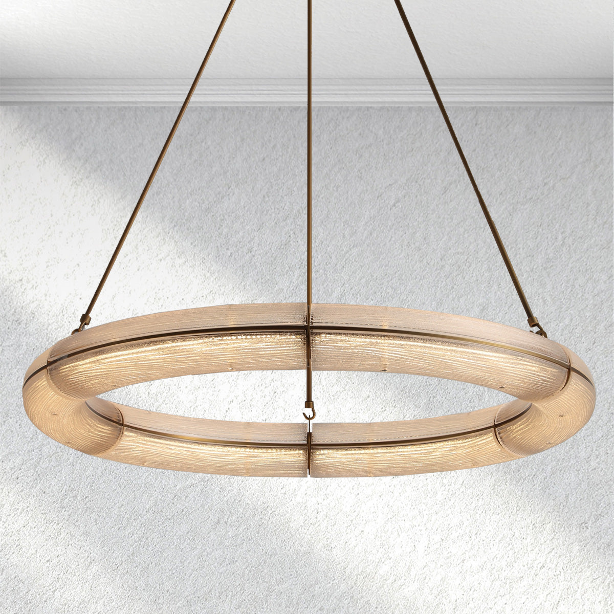 furnviro Eclipse Round Chandelier