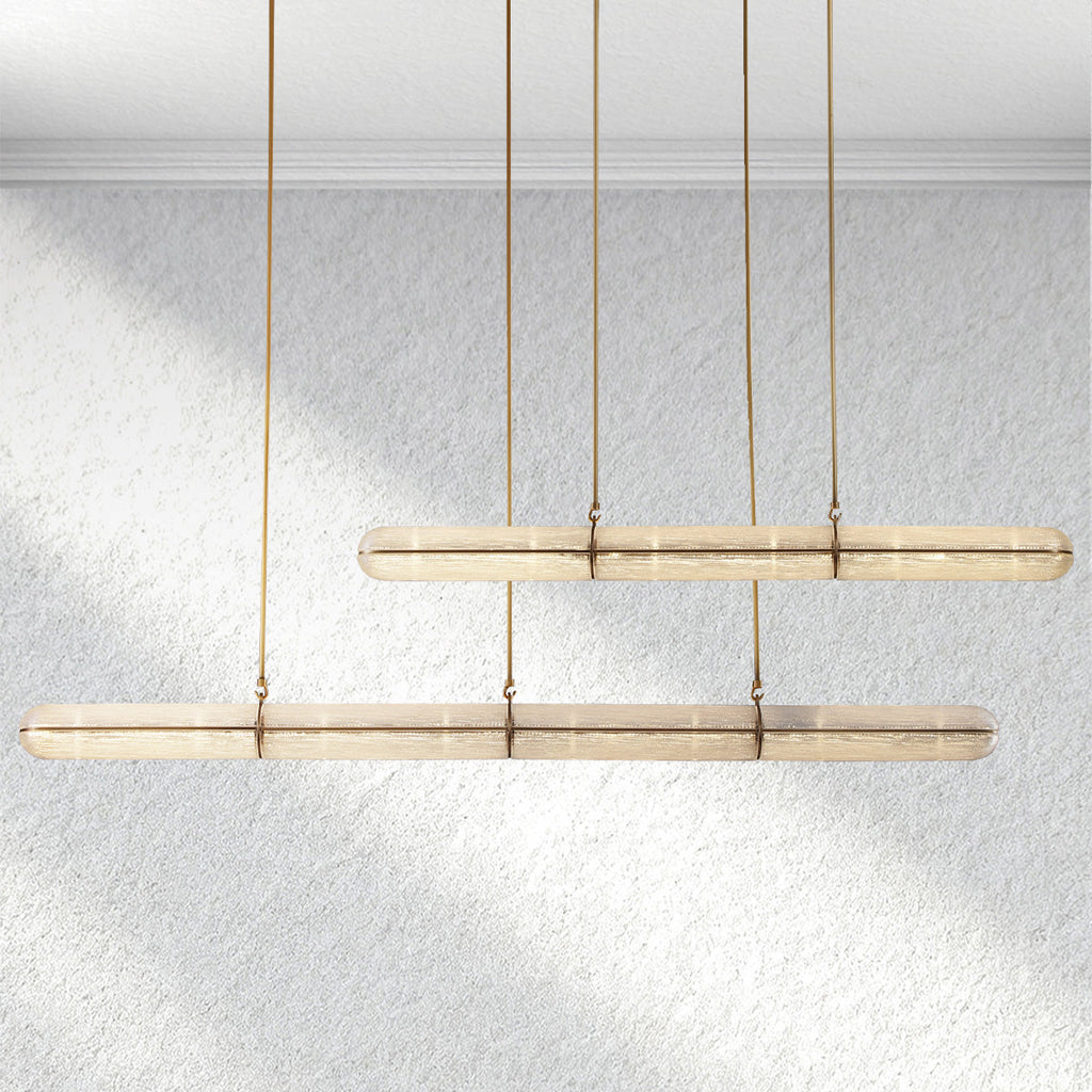 furnviro Eclipse Linear Chandelier