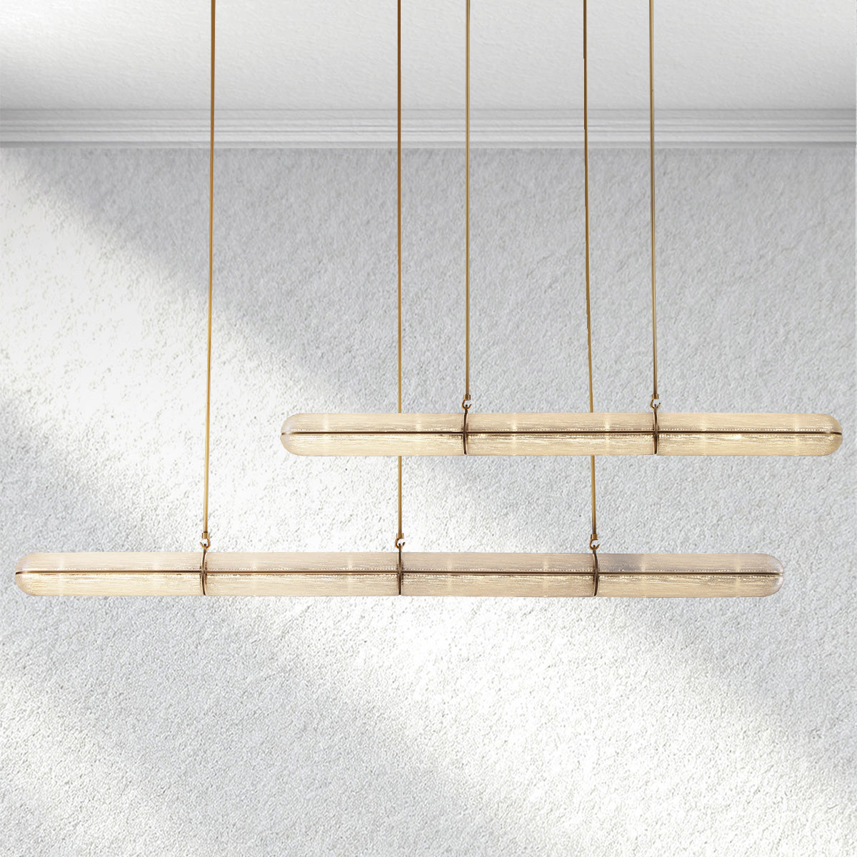 furnviro Eclipse Linear Chandelier