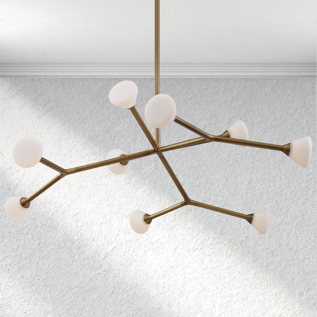 furnviro Opaline Chandelier