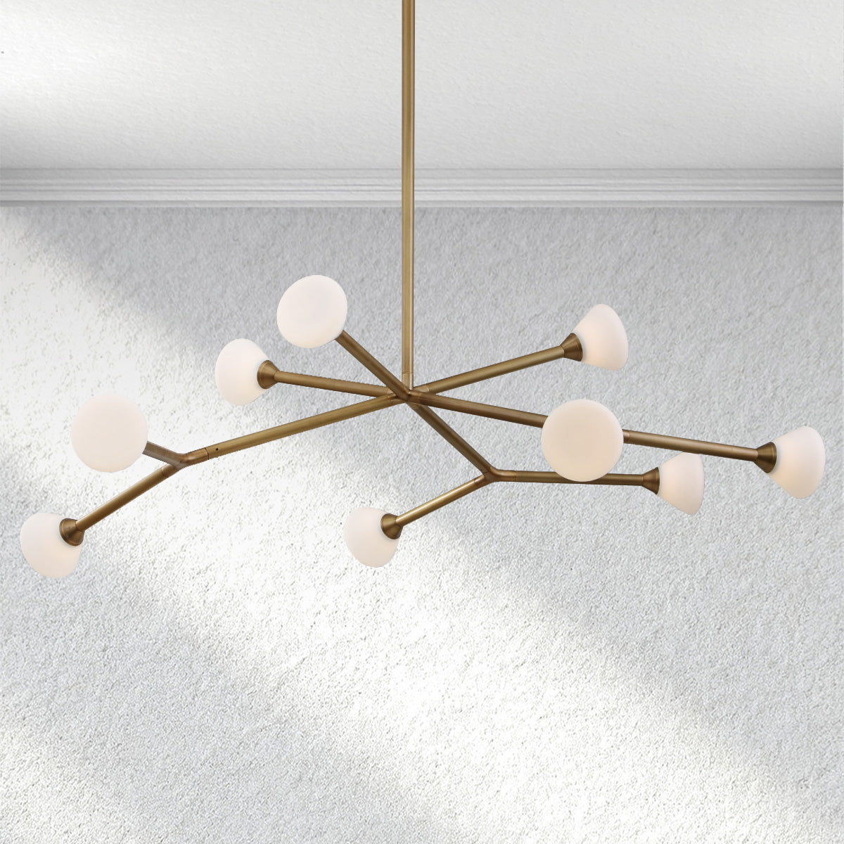 furnviro Opaline Chandelier