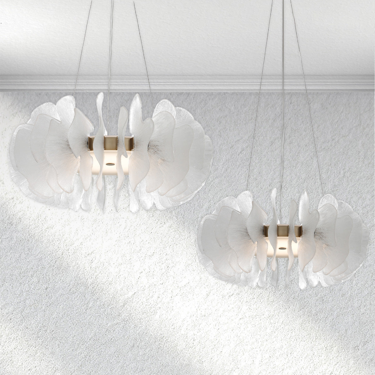 furnviro Jellyfish Round Chandelier