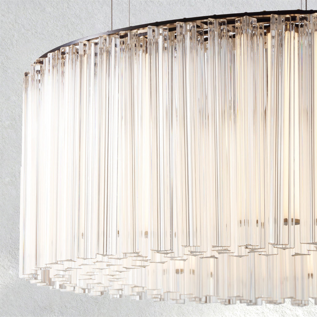 furnviro Rainfall Round Chandelier