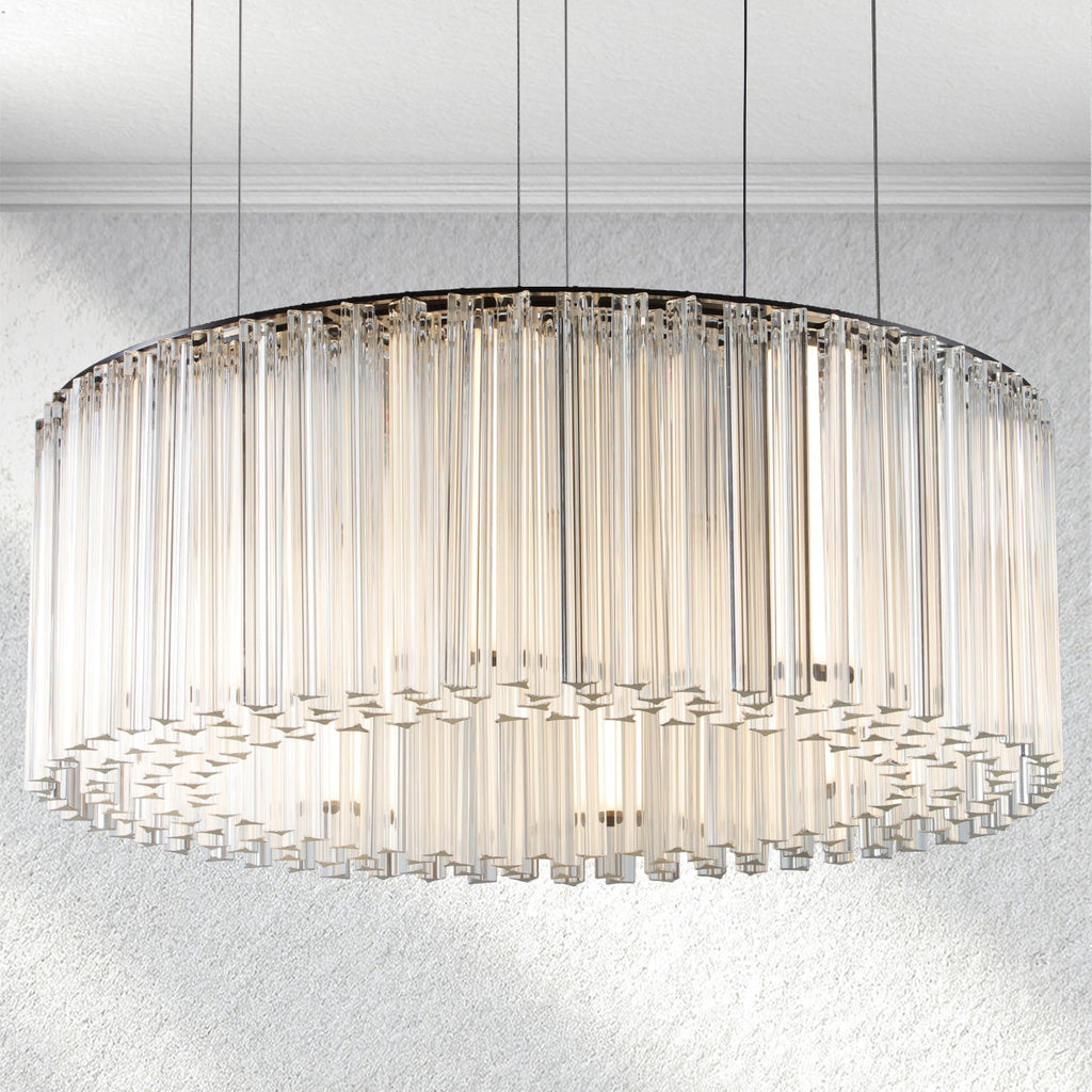 furnviro Rainfall Round Chandelier