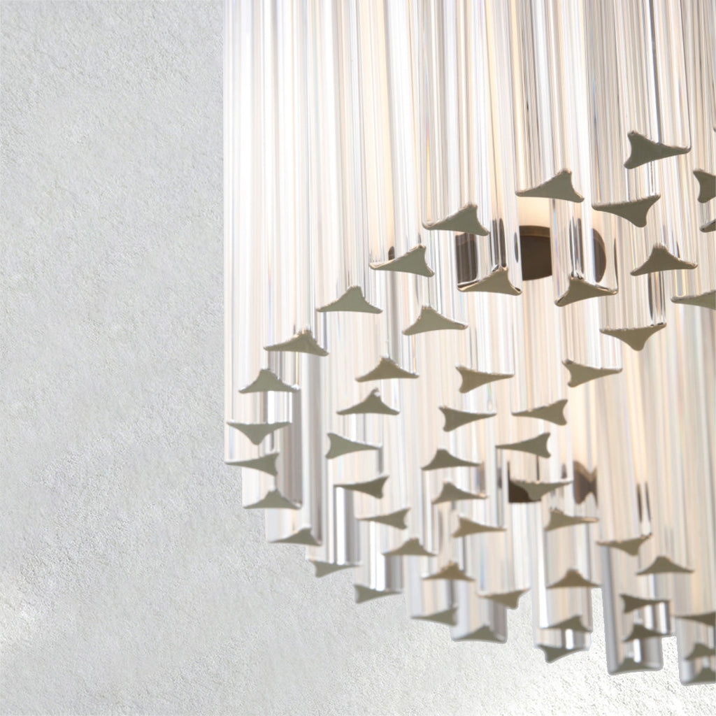 furnviro Rainfall Round Chandelier