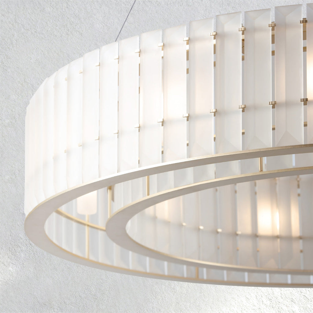 furnviro Parallel Round Chandelier