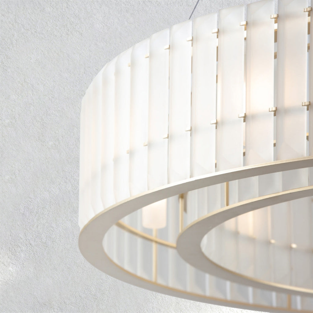 furnviro Parallel Round Chandelier