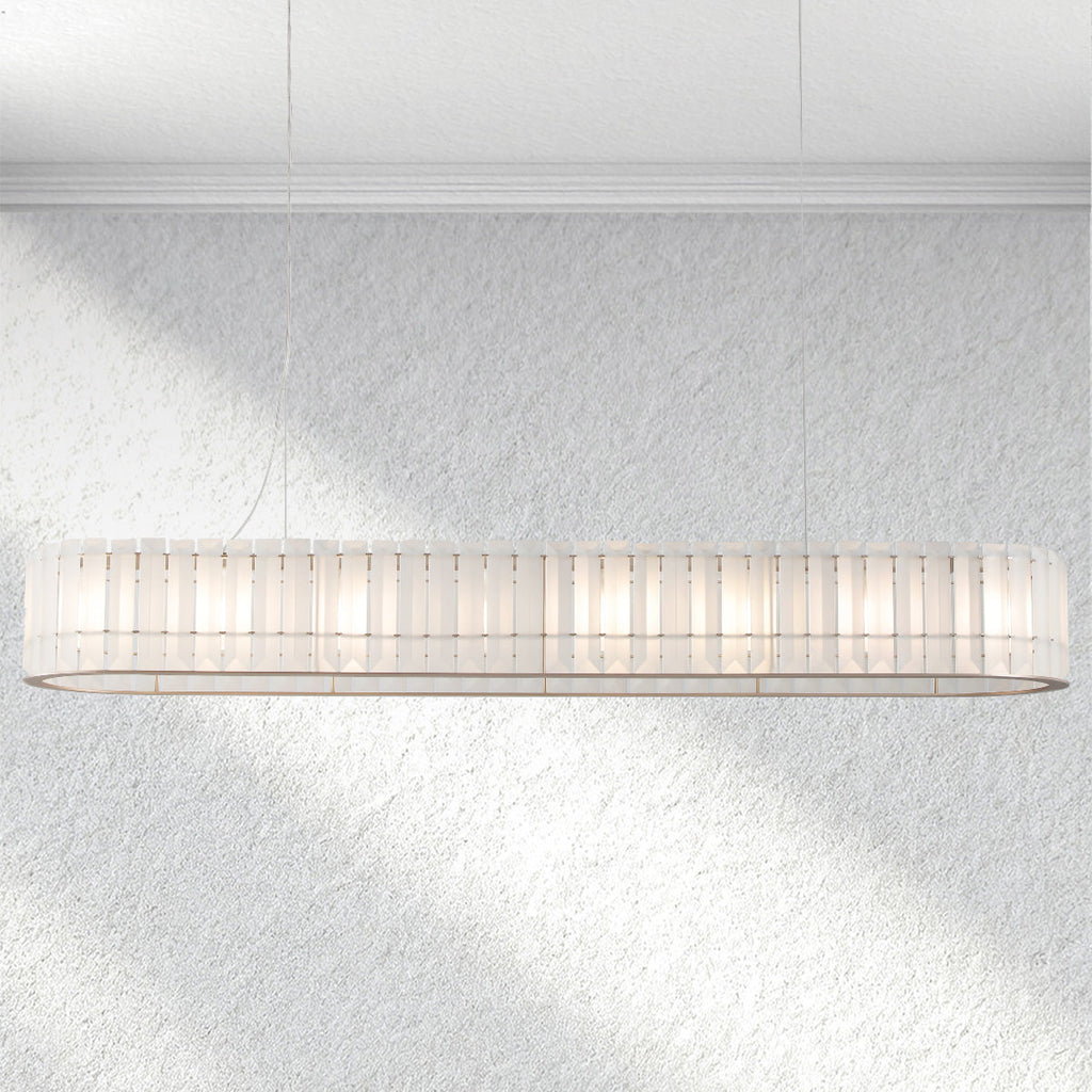furnviro Parallel Rectangular Chandelier