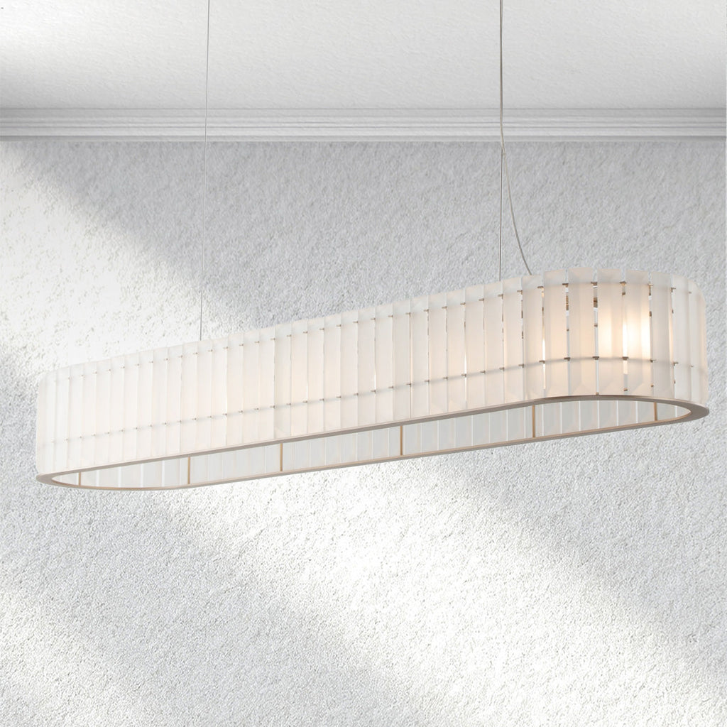 furnviro Parallel Rectangular Chandelier