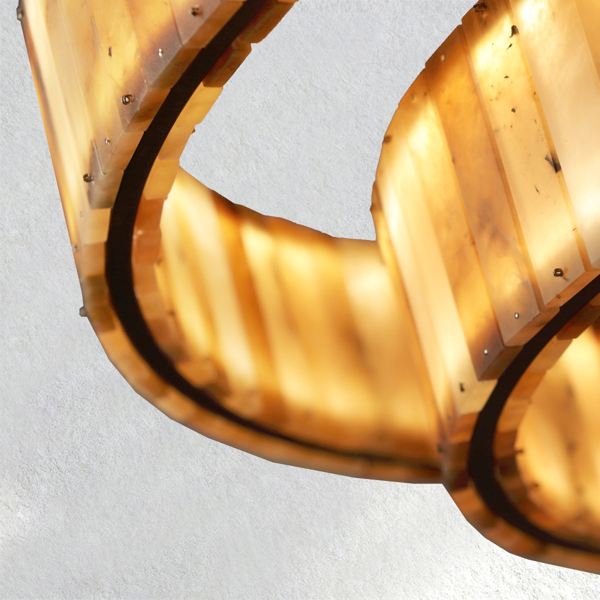 furnviro Eterna Alabaster Round Chandelier